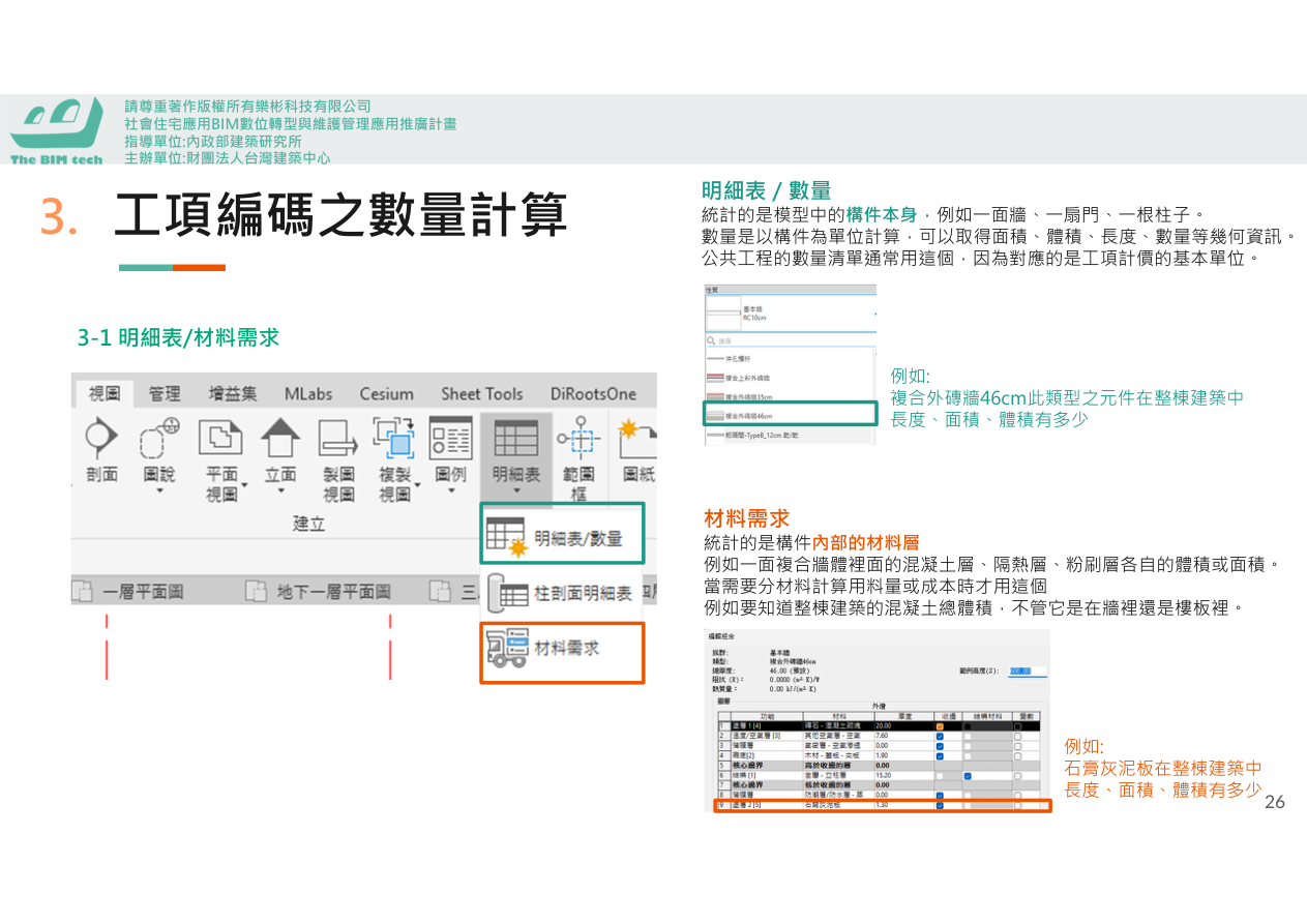 明細表與材料需求的差異